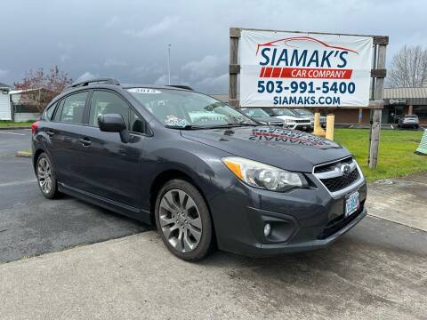 2013 Subaru Impreza for sale at Siamak's Car Company llc in Woodburn OR