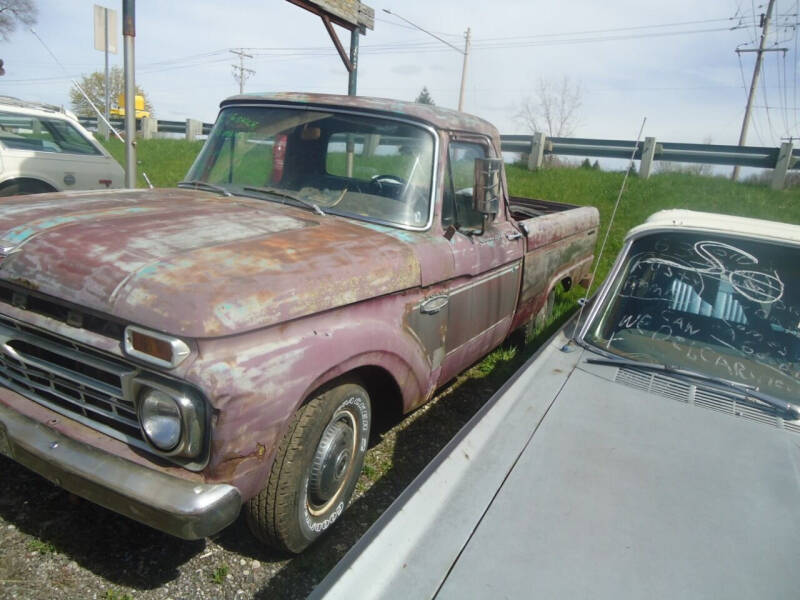 1966 Ford F-100 for sale at Marshall Motors Classics in Jackson MI