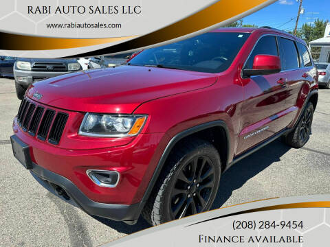 2015 Jeep Grand Cherokee for sale at RABI AUTO SALES LLC in Garden City ID