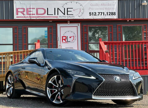 2018 Lexus LC 500 for sale at REDLINE AUTO SALES LLC in Cedar Creek TX