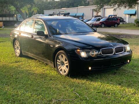 2003 BMW 7 Series for sale at Bargain Auto Mart Inc. in Kenneth City FL