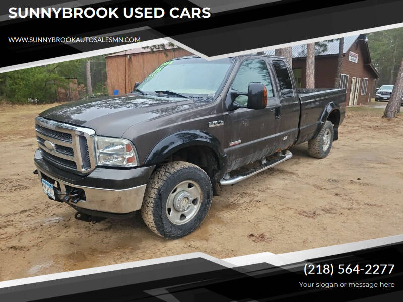 2006 Ford F-250 Super Duty for sale at SUNNYBROOK USED CARS in Menahga MN