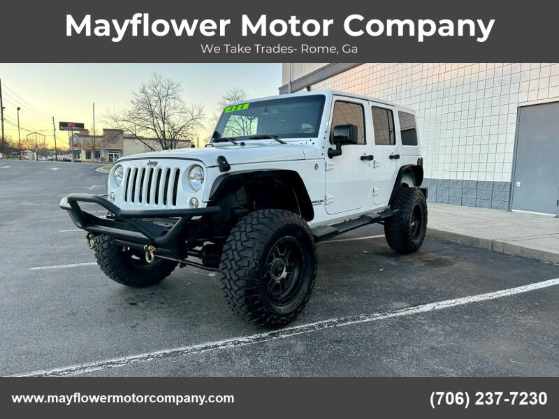 2014 Jeep Wrangler Unlimited for sale at Mayflower Motor Company in Rome GA