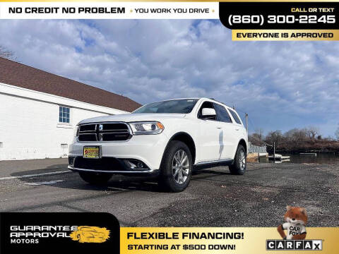 2017 Dodge Durango for sale at Guarantee Approval Motors in Bridgeport CT