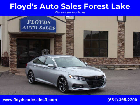 2018 Honda Accord for sale at Floyd's Auto Sales Forest Lake in Forest Lake MN