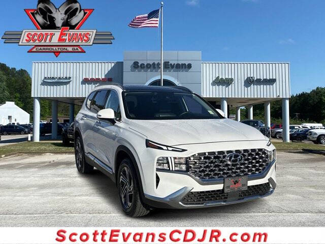 2022 Hyundai Santa Fe for sale at SCOTT EVANS CHRYSLER DODGE in Carrollton GA