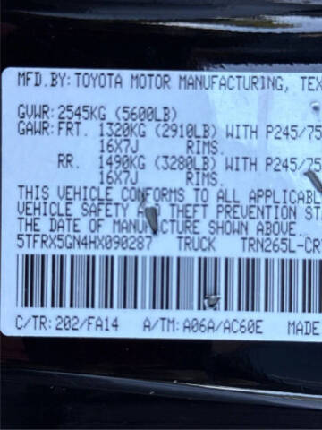 2017 Toyota Tacoma