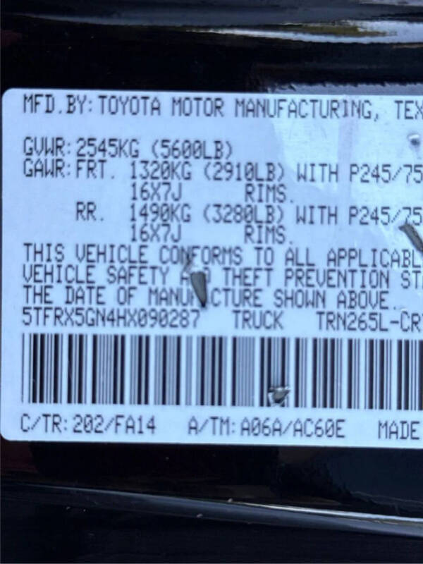 2017 Toyota Tacoma