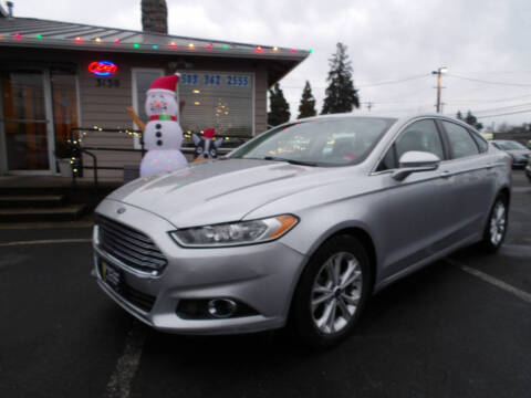 2014 Ford Fusion for sale at WEST COAST CAR SALES in Salem OR