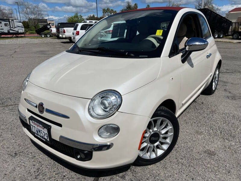 Used 2013 FIAT 500 Lounge with VIN 3C3CFFER9DT629260 for sale in Clovis, CA