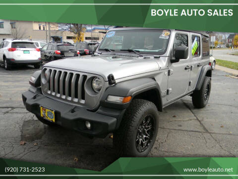 2021 Jeep Wrangler Unlimited for sale at Boyle Auto Sales in Appleton WI