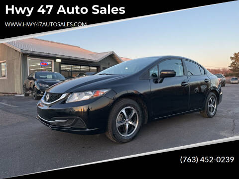 2015 Honda Civic for sale at Hwy 47 Auto Sales in Saint Francis MN