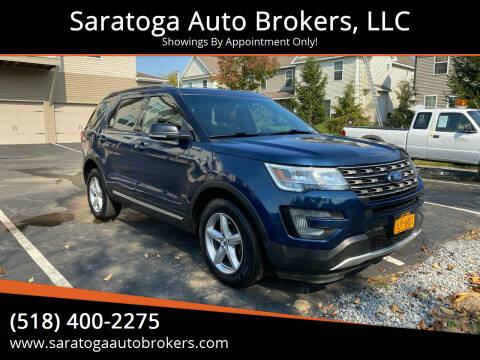 2017 Ford Explorer for sale at Saratoga Auto Brokers, LLC in Wilton NY