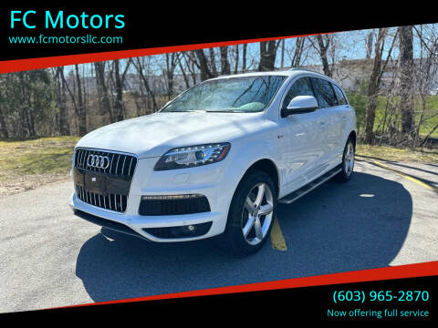 2013 Audi Q7 for sale at FC Motors in Manchester NH