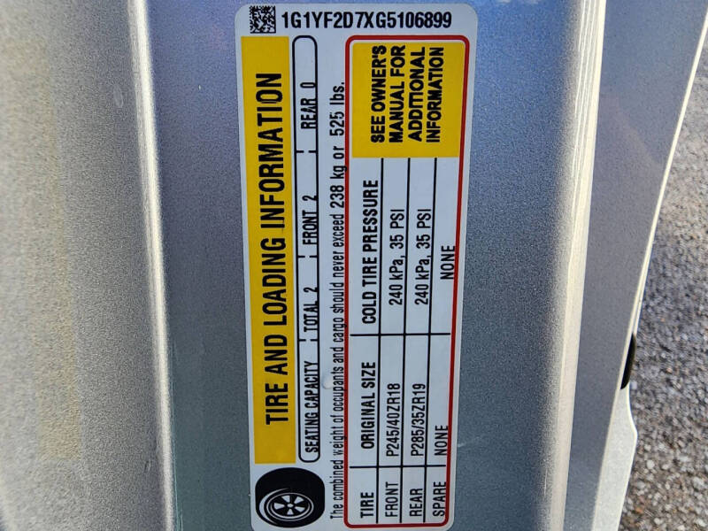 2016 Chevrolet Corvette Stingray