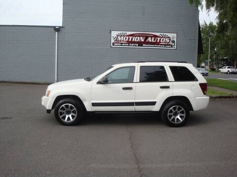 2006 Jeep Grand Cherokee for sale at Motion Autos in Longview WA