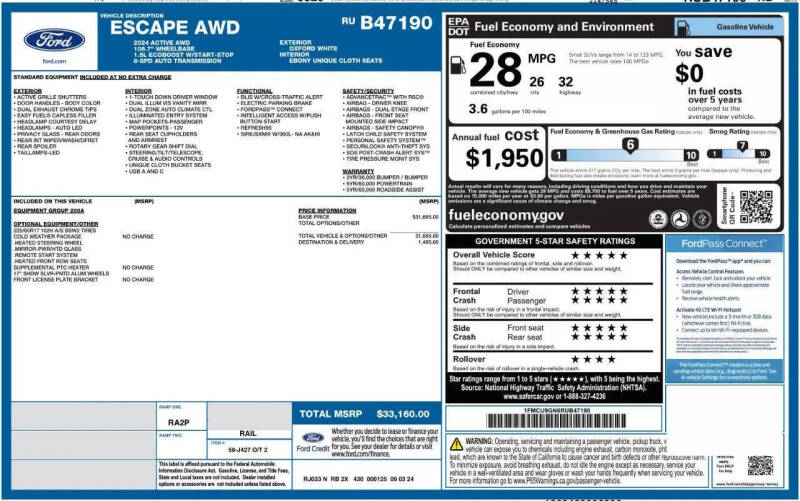 2024 Ford Escape Active