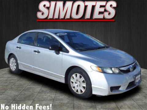 2010 Honda Civic for sale at SIMOTES MOTORS in Minooka IL