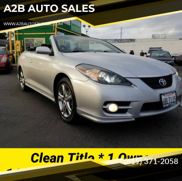 2007 Toyota Camry Solara for sale at A2B AUTO SALES in Chula Vista CA