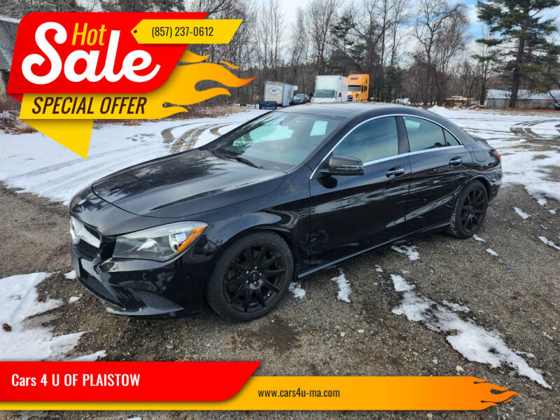 2016 Mercedes-Benz CLA for sale at Cars 4 U OF PLAISTOW in Plaistow NH