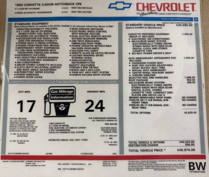 1993 Chevrolet Corvette