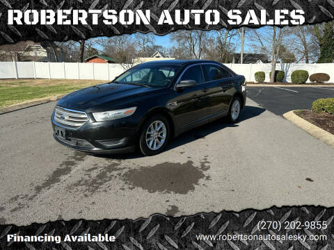 2014 Ford Taurus for sale at ROBERTSON AUTO SALES in Bowling Green KY