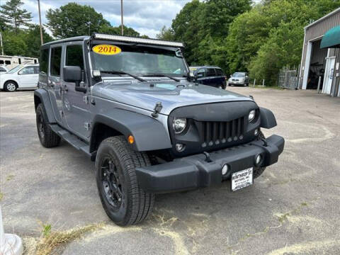 2014 Jeep Wrangler Unlimited for sale at Winthrop St Motors Inc in Taunton MA