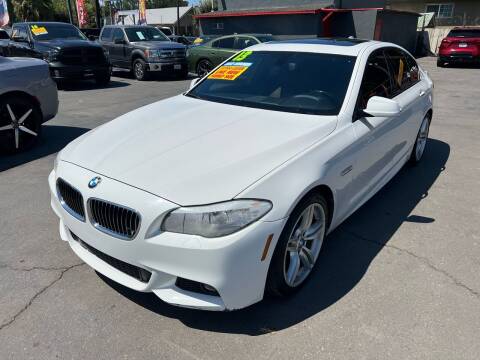 2013 BMW 5 Series for sale at Rey's Auto Sales in Stockton CA