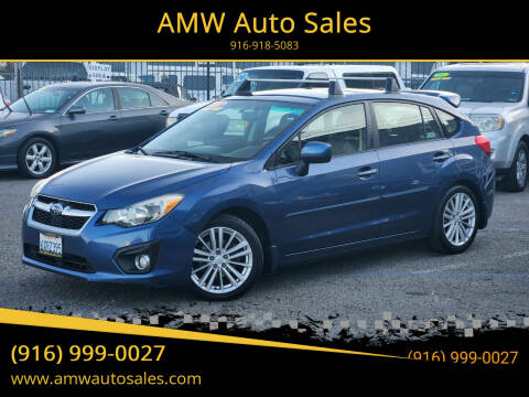 2013 Subaru Impreza for sale at AMW Auto Sales in Sacramento CA