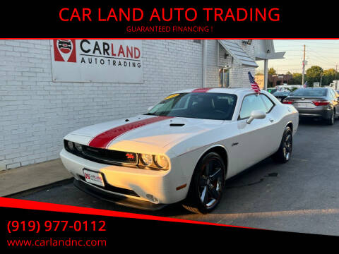 2013 Dodge Challenger for sale at CAR LAND  AUTO TRADING in Raleigh NC