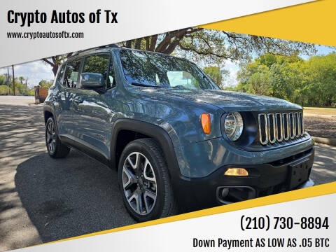 2018 Jeep Renegade for sale at Crypto Autos of Tx in San Antonio TX