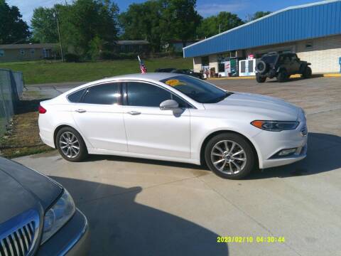 2017 Ford Fusion for sale at C MOORE CARS in Grove OK