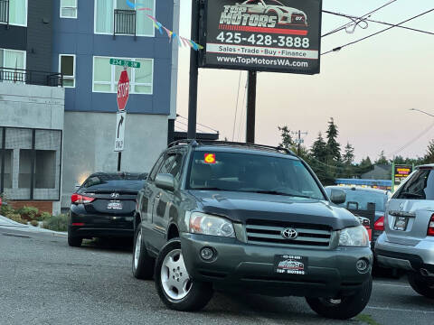 2006 Toyota Highlander for sale at Top Motors LLC in Edmonds WA