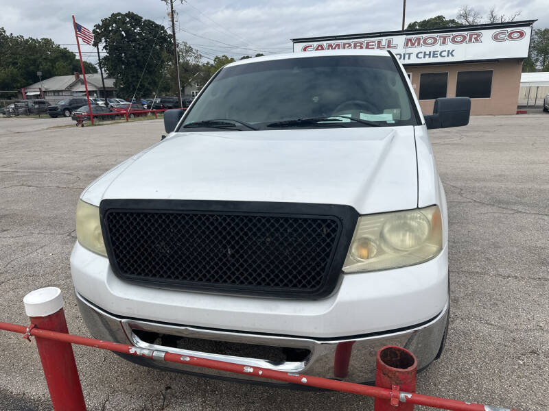 2008 Ford F-150 for sale at CAMPBELL MOTOR CO in Arlington TX