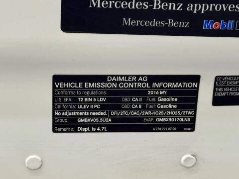 2016 Mercedes-Benz S-Class S 550 4MATIC