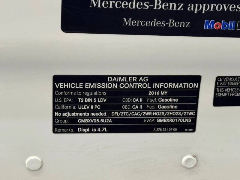 2016 Mercedes-Benz S-Class S 550 4MATIC