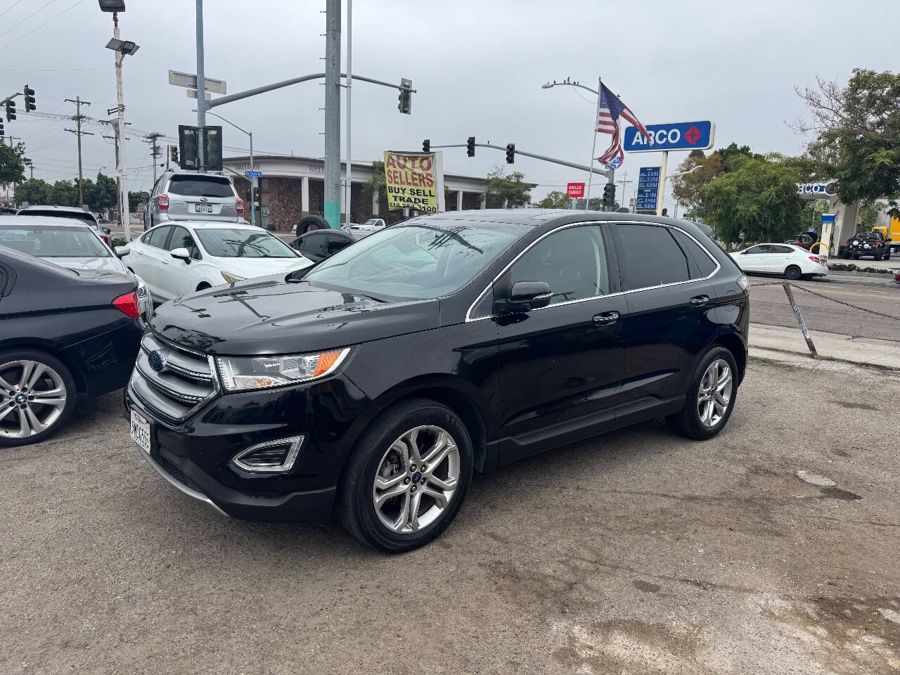 Black 2018 Ford Edge SUV / Crossover Front-Wheel Drive 6-Speed Automatic