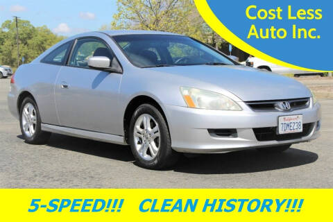 2006 Honda Accord for sale at Cost Less Auto Inc. in Rocklin CA