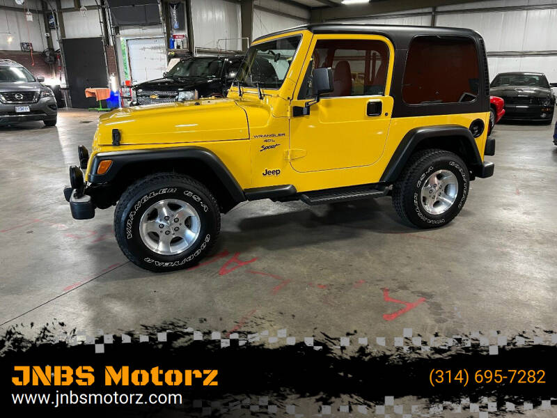 2001 Jeep Wrangler for sale at JNBS Motorz in Saint Peters MO