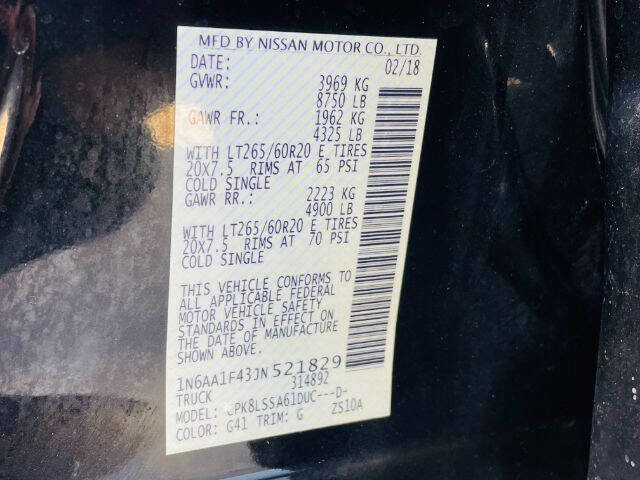 2018 Nissan Titan XD