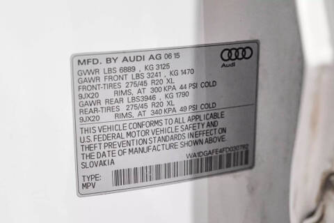2015 Audi Q7 3.0T quattro S line Prestige