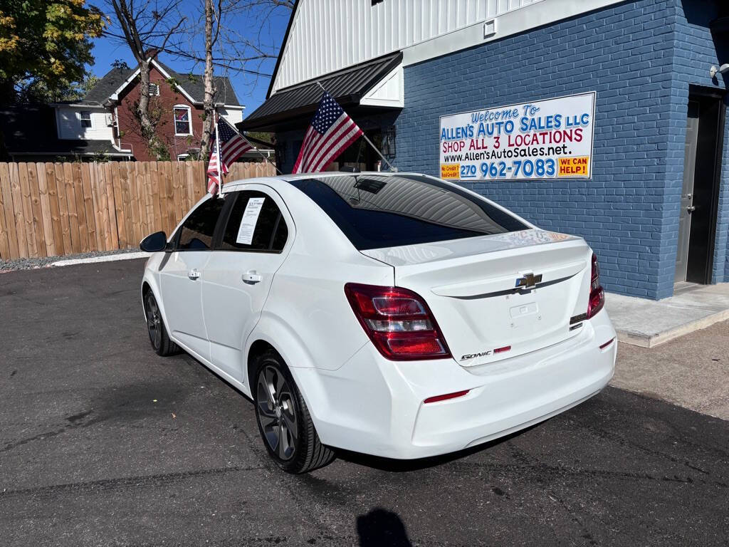 2018 Chevrolet Sonic for sale at Michael Johnson @ Allens Auto Sales Hopkinsville in Hopkinsville, KY