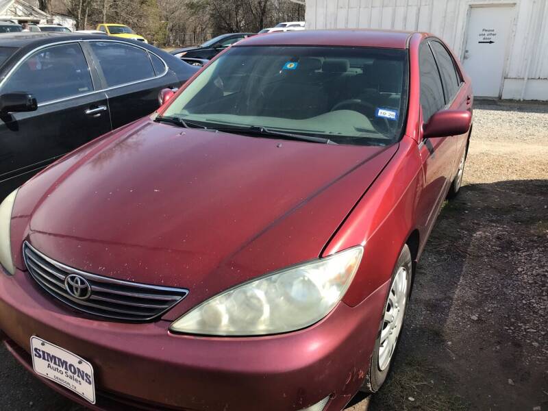 2005 Toyota Camry for sale at Simmons Auto Sales in Denison TX