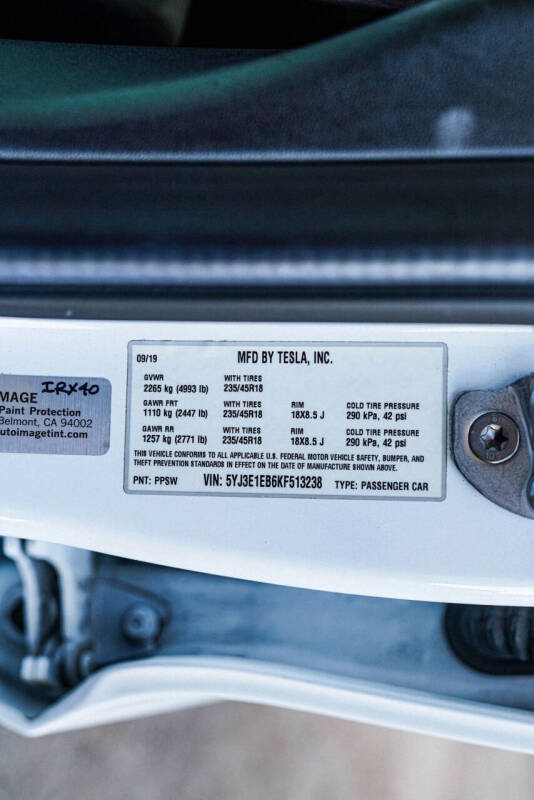 2019 Tesla Model 3 Long Range