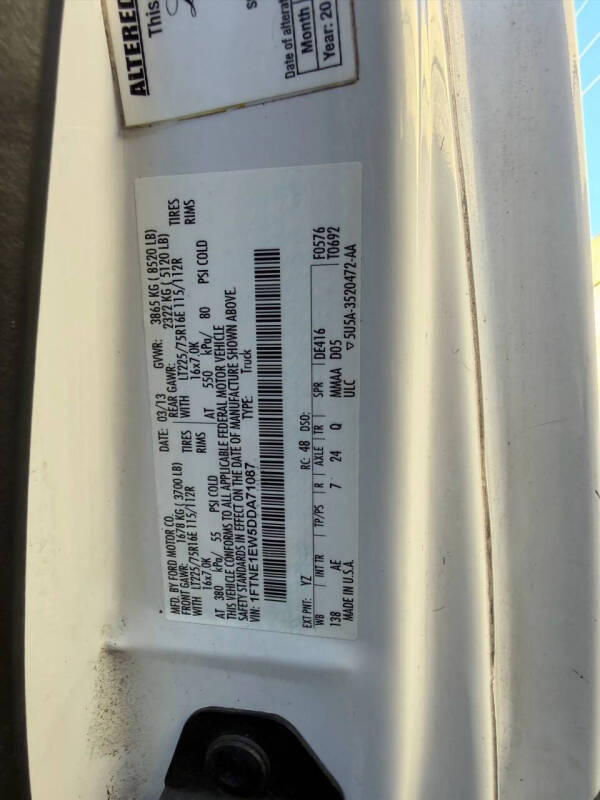 2013 Ford E-Series E-150