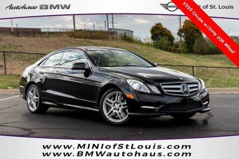 2013 Mercedes-Benz E-Class for sale at Autohaus Group of St. Louis MO - 40 Sunnen Drive Lot in Saint Louis MO