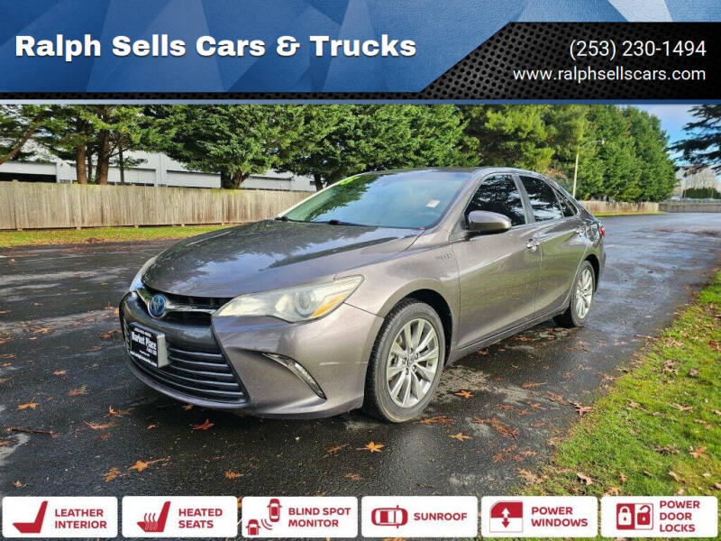 2015 Toyota Camry Hybrid for sale at Ralph Sells Cars & Trucks in Puyallup WA