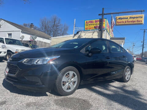 2018 Chevrolet Cruze for sale at Alpina Imports in Essex MD
