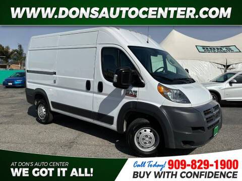 2018 RAM ProMaster for sale at Dons Auto Center in Fontana CA