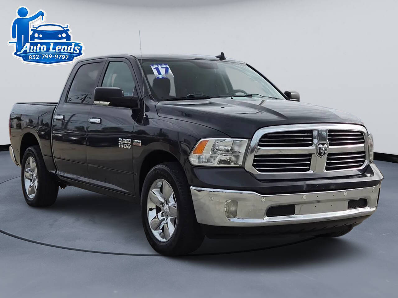 Gray 2017 Ram 1500 Big Horn 4x2 Big Horn 4dr Crew Cab 5.5 ft. SB Pickup 2